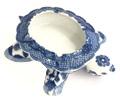 Blue Willow Turtle Shaped Dish Bowl, 7
