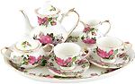 English Rose Kids Tea Set, Porcelain