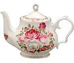 English Rose Cottage Teapot (6 Cups)