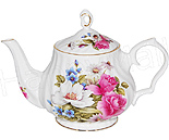 Grace's Rose 6-Cup Teapot