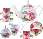 Grace's Rose Tea Set - Gracie Bone China