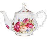 Sandras Rose 6-Cup Teapot