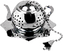 Stainless Steel Infuser - Teapot Shape