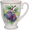 Blue Plum - Graces Orchard Footed Swirl Mug