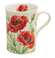Wild Poppy Flower Mug