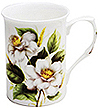 Teacup with White Magnolia Flowers