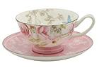 Beau Rose Bone China Tea Cup and Saucer