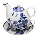 Blue Willow Tea Set