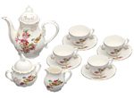 Spring Bird Tea Set - Young Lady Girl