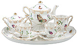 Olivia's Lively Garden Kids Tea Set, Porcelain