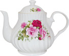 Summertime Rose Teapot, 4-Cup