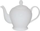 Plain White Teapot - 4 Cup