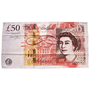 Bank of England 50 Pound Note Tea Towel