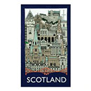 Scotland Landmark Tea Towel