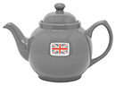 Grey Brown Betty Teapot – 6 Cups (42oz)