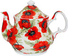 Poppy Chintz Teapot - 6 Cup