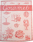 French Jacquard Kitchen/Tea Towel - Red Gourmet