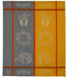 French Jacquard Kitchen/Tea Towel - Warm Gardening