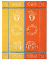 French Jacquard Kitchen/Tea Towel - Bright Gardening