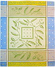 European Kitchen Towel - Blue Peas