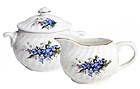 Forget-Me-Not Cream & Sugar Set