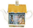 Village Store Cottage Teapot