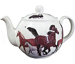 Horses Teapot, 6-Cup