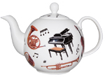 Music Concert Teapot, 6-Cup