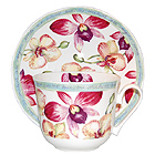 Orchid Garden - Jumbo Cup & Saucer Set