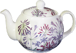 Agapanthus Teapot, 6-Cup