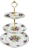 3-Tier Cake Stand, Pansy