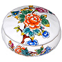 Bone China Trinket Box, 2-1/2