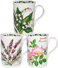 Favourite Flowers - Bone China Mug Set of 3