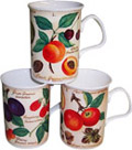 Antique Fruits - Set of 3 Mugs
