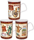 Fancy Coffee Mugs - Set of 3