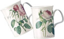 Redoute Rose Mugs, Set of 2
