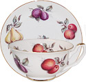 Scatter Fruit Fine Bone China Cup & Saucer Set