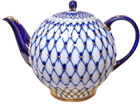 Cobalt Net Teapot - 3 Cup