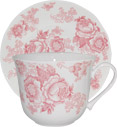 Pink Victorian - Jumbo Cup & Saucer Set