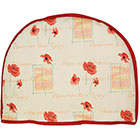 Edwardian Lady Poppies Tea Cozy – Detachable Cover, 100% Cotton Drill