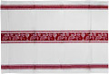 Grapes and Wine Cotton Kitchen Towel - Burgundy