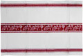 Grapes and Wine Cotton Kitchen Towel - Burgundy