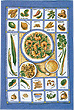 Oriental Kitchen, Linen Tea Towel