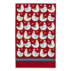 Christmas Dove Linen Tea Towel