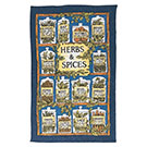 Herbs & Spices Linen Tea Towel