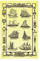 Sailing Ships - Linen Tea Towel