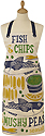 Seasalt Fish and Chips Oil Cloth Apron