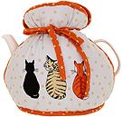 Cats in Waiting - Muff Tea Cozy