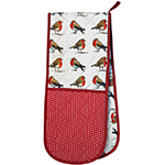 Double Oven Mitt - Red Robins