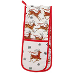 Reindeer Double Oven Glove